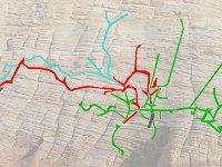 ~ SIMON-TOP-DOWN  Some of the levels of the Simon Silver-Lead mine looking from the top down